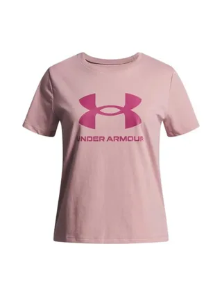 T-Shirt Rose Fille Under Armour Big Logo 2