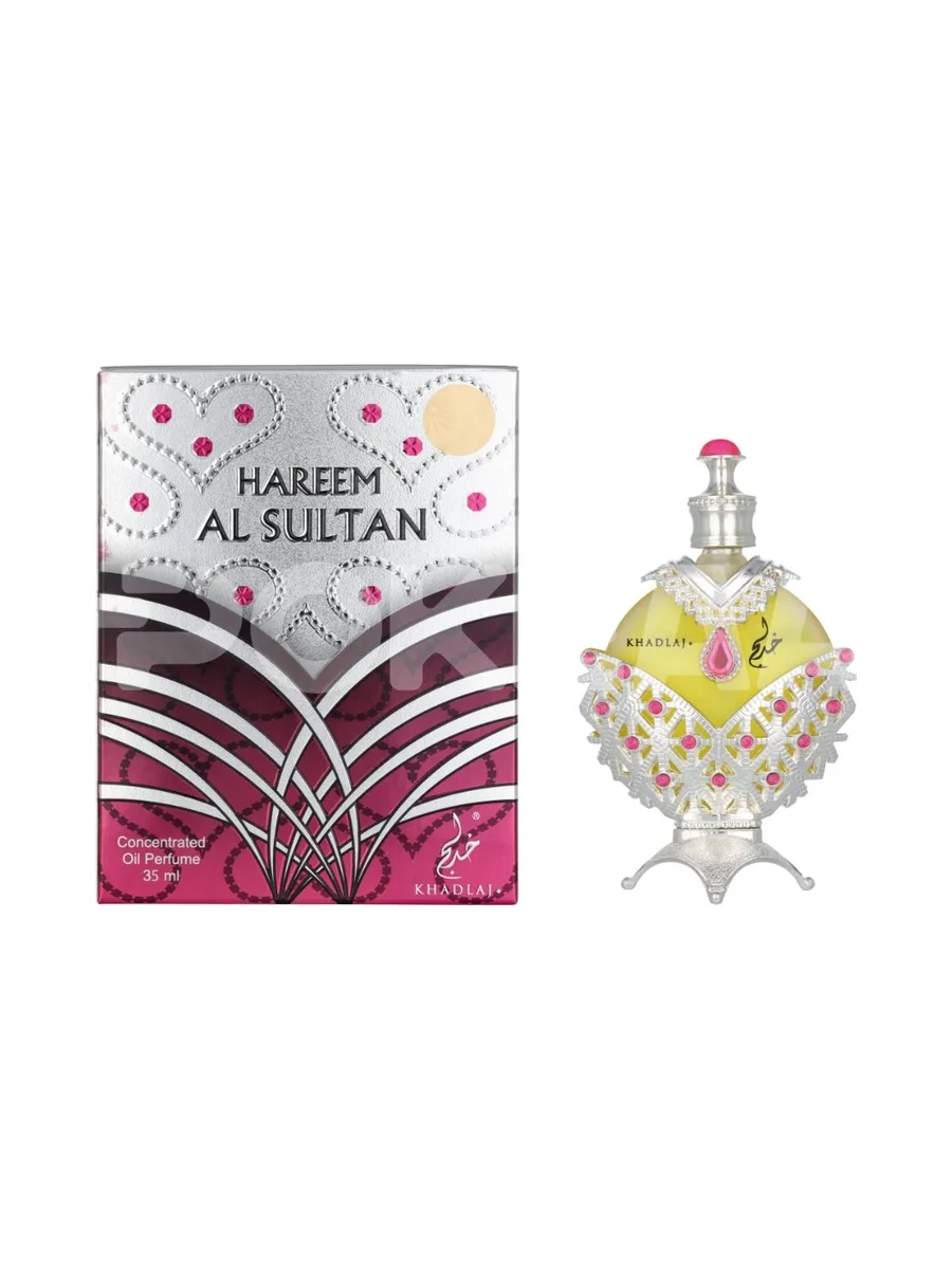 Khadlaj Hareem Al Sultan Silver Attar Perfume Oil 35ml 1