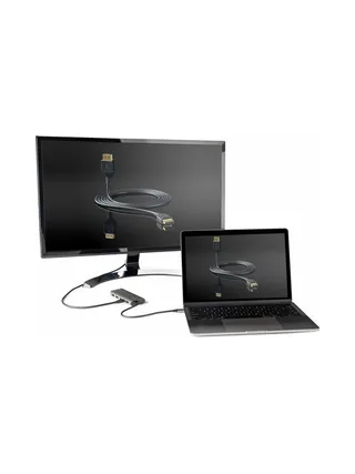USB C Multiport Adapter HDMI/mDP 4K 60Hz 9