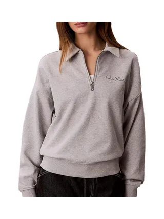 Sweat Gris Femme Calvin Klein Jeans French Terry 1