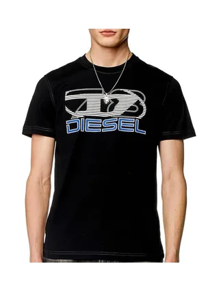 T-Shirt Noir Homme Diesel Diegorss 1