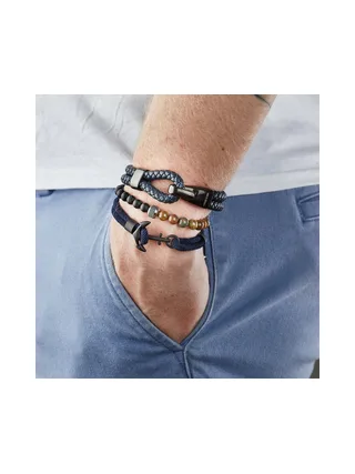 Bracelet Noir Homme Geographical Norway 315028 2