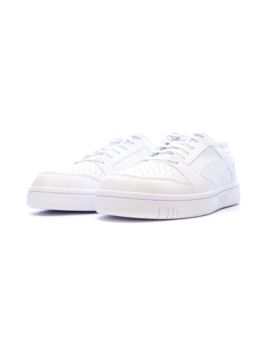 Baskets Blanches Homme Puma Rebound V6 Low34 7