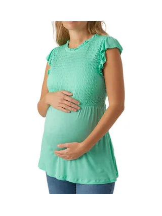 Top de Grossesse Vert Femme Mamalicious 20015684 1