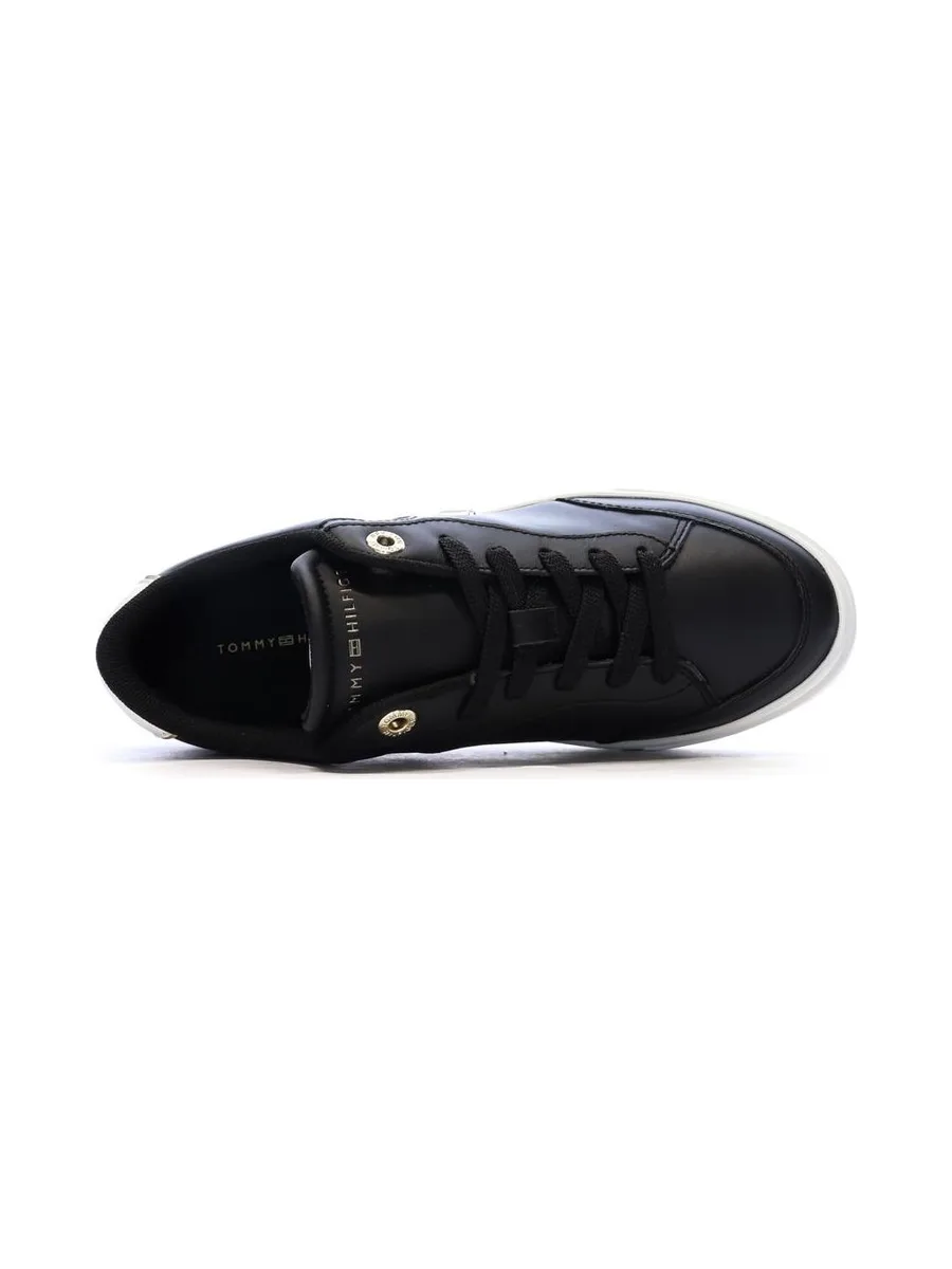 Baskets Noires Femme Tommy Hilfiger Essential Chic Court 5