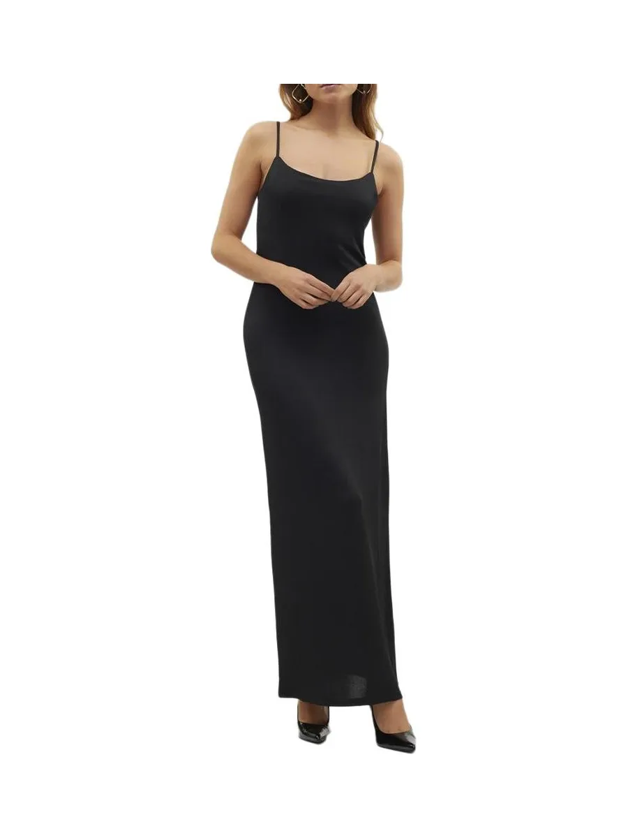 Robe Moulante Noir Femme Vero Moda Kanva Ankle 2