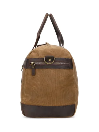 VLAD - Sac de voyage en cuir véritable et toile enduite - Bleu 11
