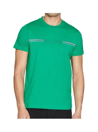 T-shirt Vert Homme Tommy Hilfiger MW0MW34428 1