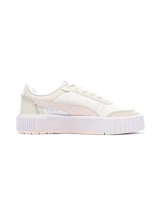 Baskets Blanc/Rose/Beige Femme Puma Carina Mia 2