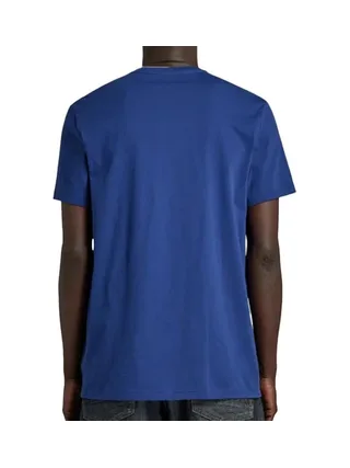 T-shirt Bleu Homme G-Star Raw Old Skool 2