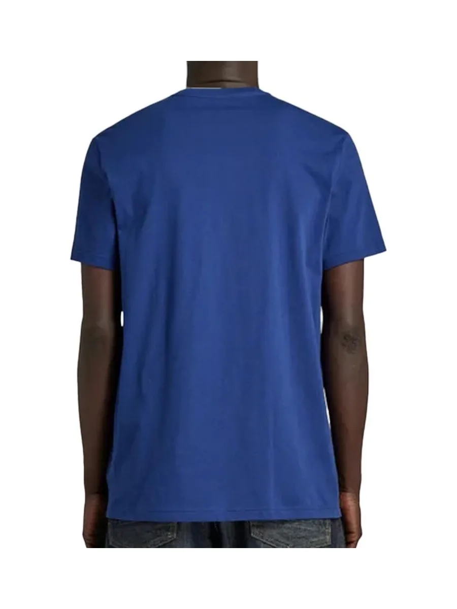 T-shirt Bleu Homme G-Star Raw Old Skool 3