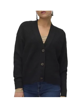Pull Noir Femme Vero Moda Vmaries Cardigan 1