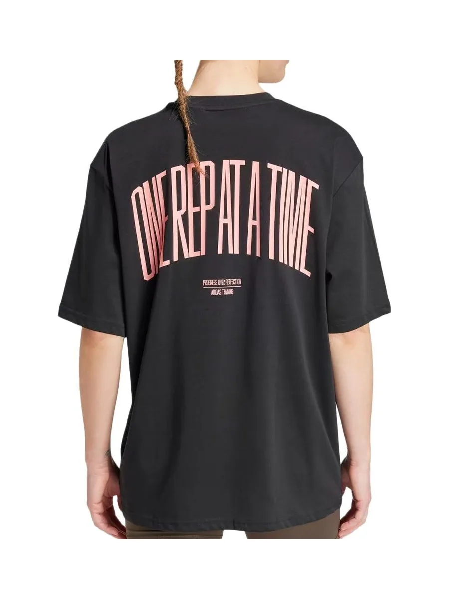T-Shirt Noir Femme Adidas IW0135 2