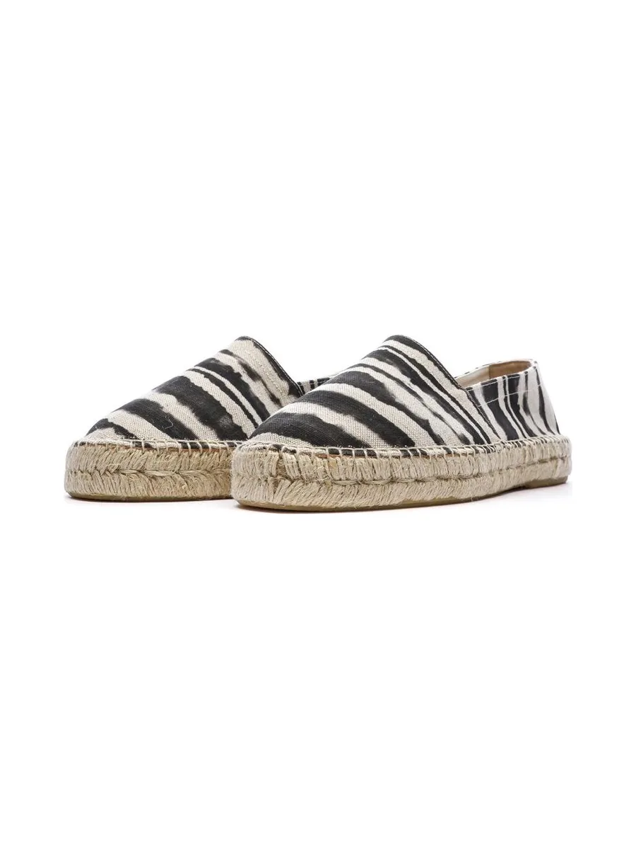 Espadrilles Noires/Beiges Homme Pare Gabia Anitz 7
