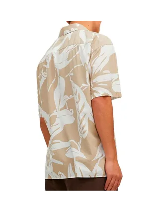 Chemisette Blanche/Beige Garçon Jack & Jones Tropic 2