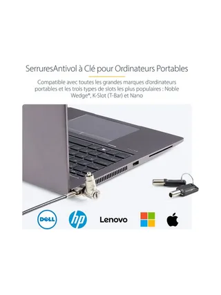 25-Pack Laptop Lock 6.6ft Cable 13