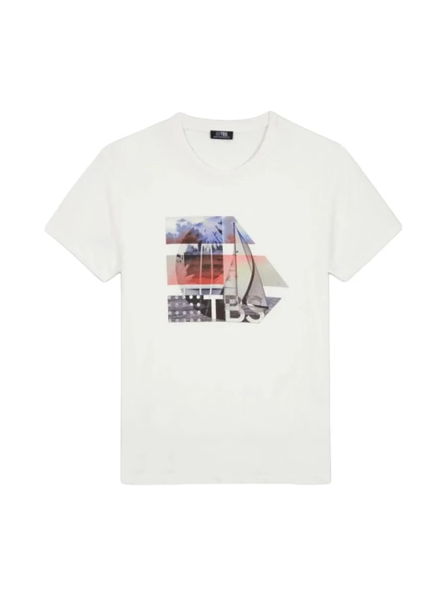 T-Shirt Blanc Homme TBS TERELTEE 2