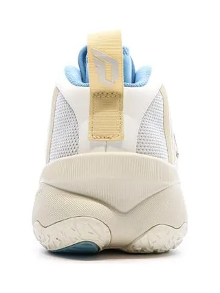 Chaussures de basketball Blanches/Jaune/Bleu Homme Adidas Dame 8 3