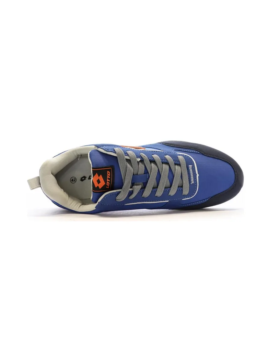 Baskets Bleu/Blanc/Orange Homme Lotto Twenty 5 4