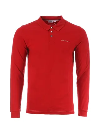Polo Manches Longues Rouge Homme Hungaria Merapi 1