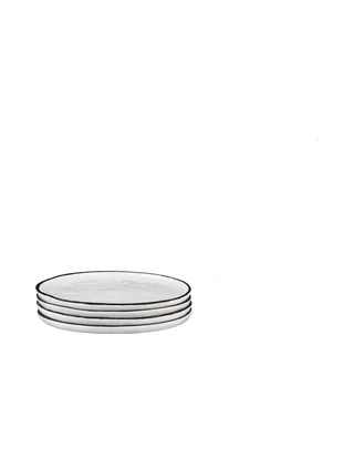 Assiette PURE Ø16,5cm - 4 pièces - Blanc Neige 3