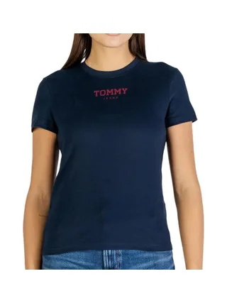 T-shirt Marine Femme Tommy Hilfiger Tjw Reg Essential Lo 1