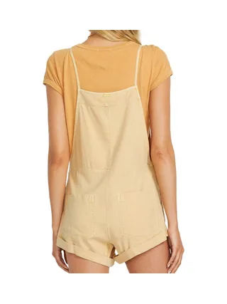Combishort Beige Femme Billabong Wild Pursuit Overall 2