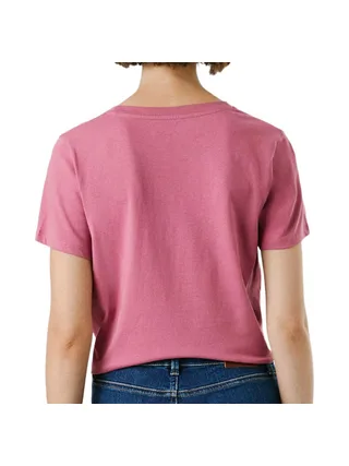 T-Shirt Rouge Femme Pepe jeansNew Virginia 2