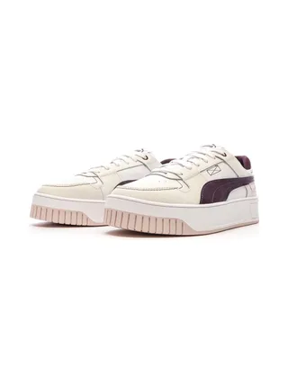 Chaussures Beige/Bordeaux Femme Puma Carina Street VTG 6