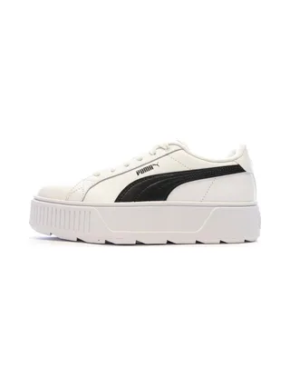 Baskets Blanc/Noir Femme Puma Karmen L 1