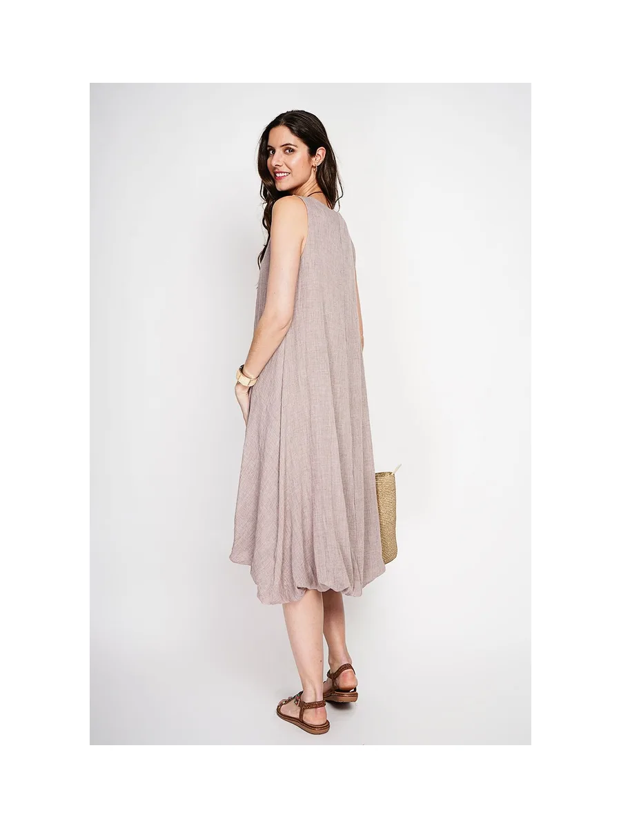 Robe longue doublé babydoll 12