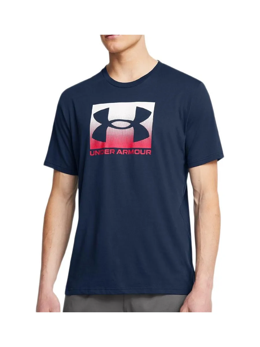 T-Shirt Marine Homme Under Armour Boxed Updated 2