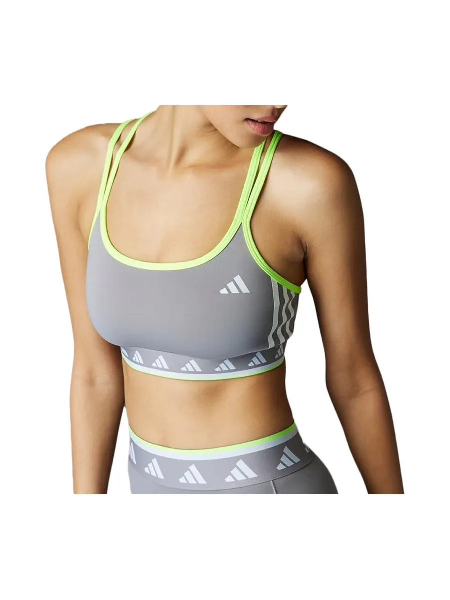Brassière Grise Femme Adidas Aer 1