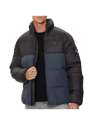 Doudoune Noir/Marine Homme Calvin Klein Jeans Blocking 1