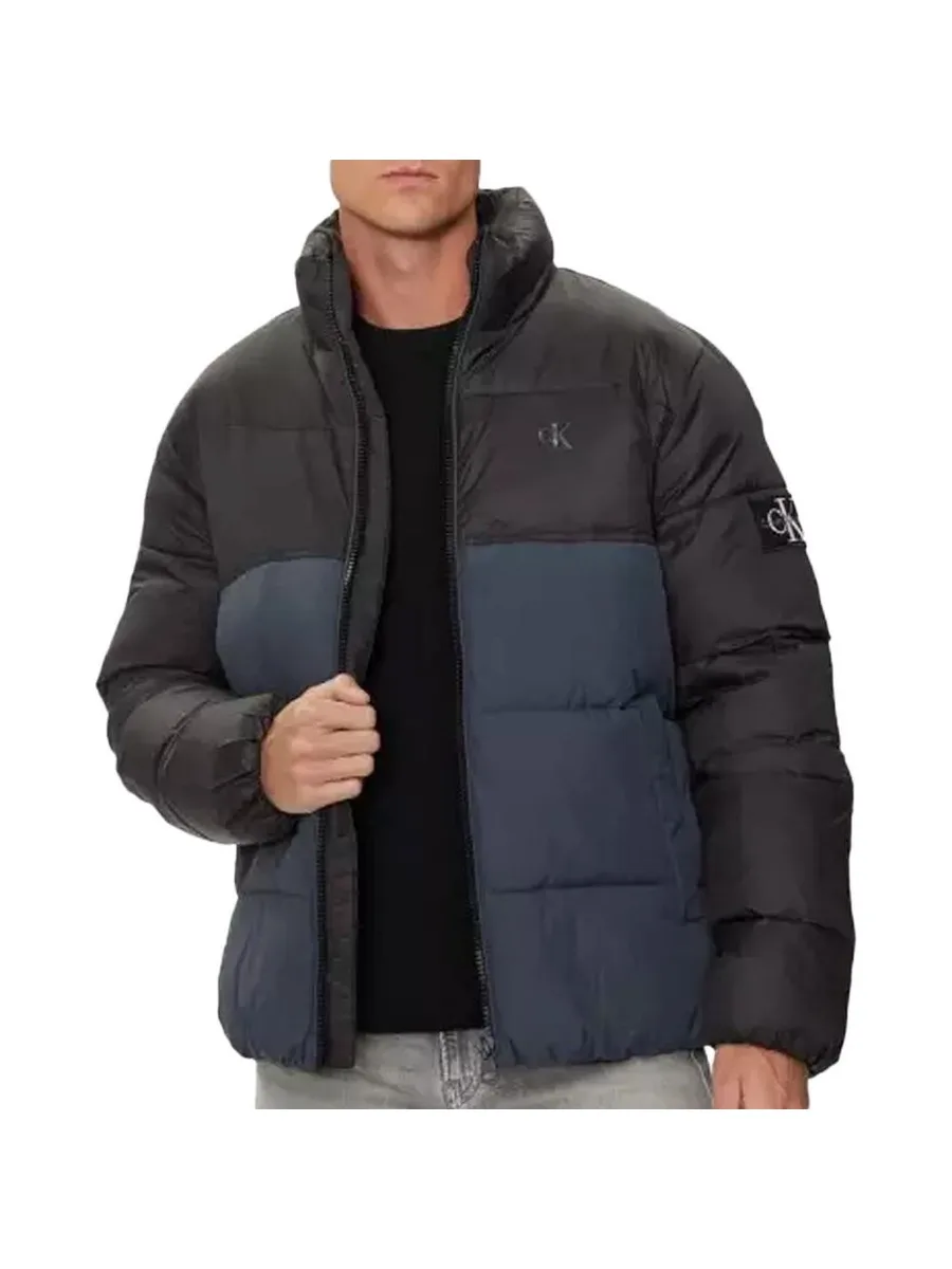 Doudoune Noir/Marine Homme Calvin Klein Jeans Blocking 2