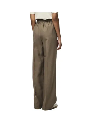 Pantalon fluide Marron Femme Pieces Neva 2