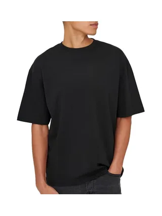 T-Shirt Noir Uni Homme Only & Sons Jeff 1
