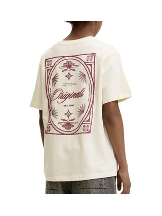 T-Shirt Beige Garçon Jack & Jones Graphic 2