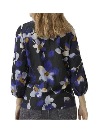 Chemise Noire à Motifs Femme Vero Moda Maternity Shirt Vip 2
