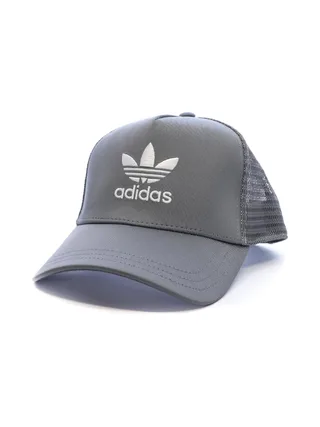 Casquette Grise Homme Adidas Curved Trucker 1