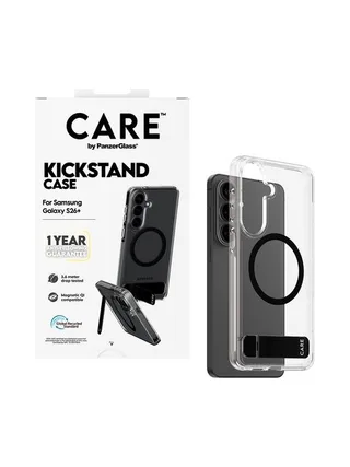 PG CARE Samsung S26+clear/black Kicks QI 6
