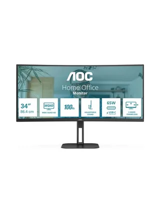 AOC V5 CU34V5C/BK computer monitor 1