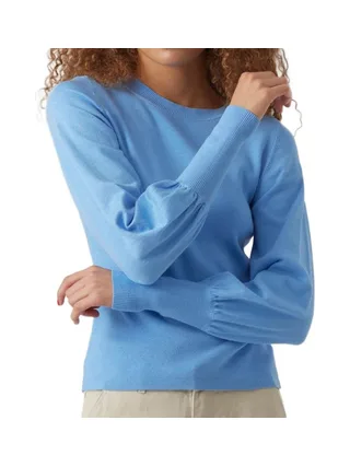 Pull Bleu Femme Vero Moda Hollykari 1