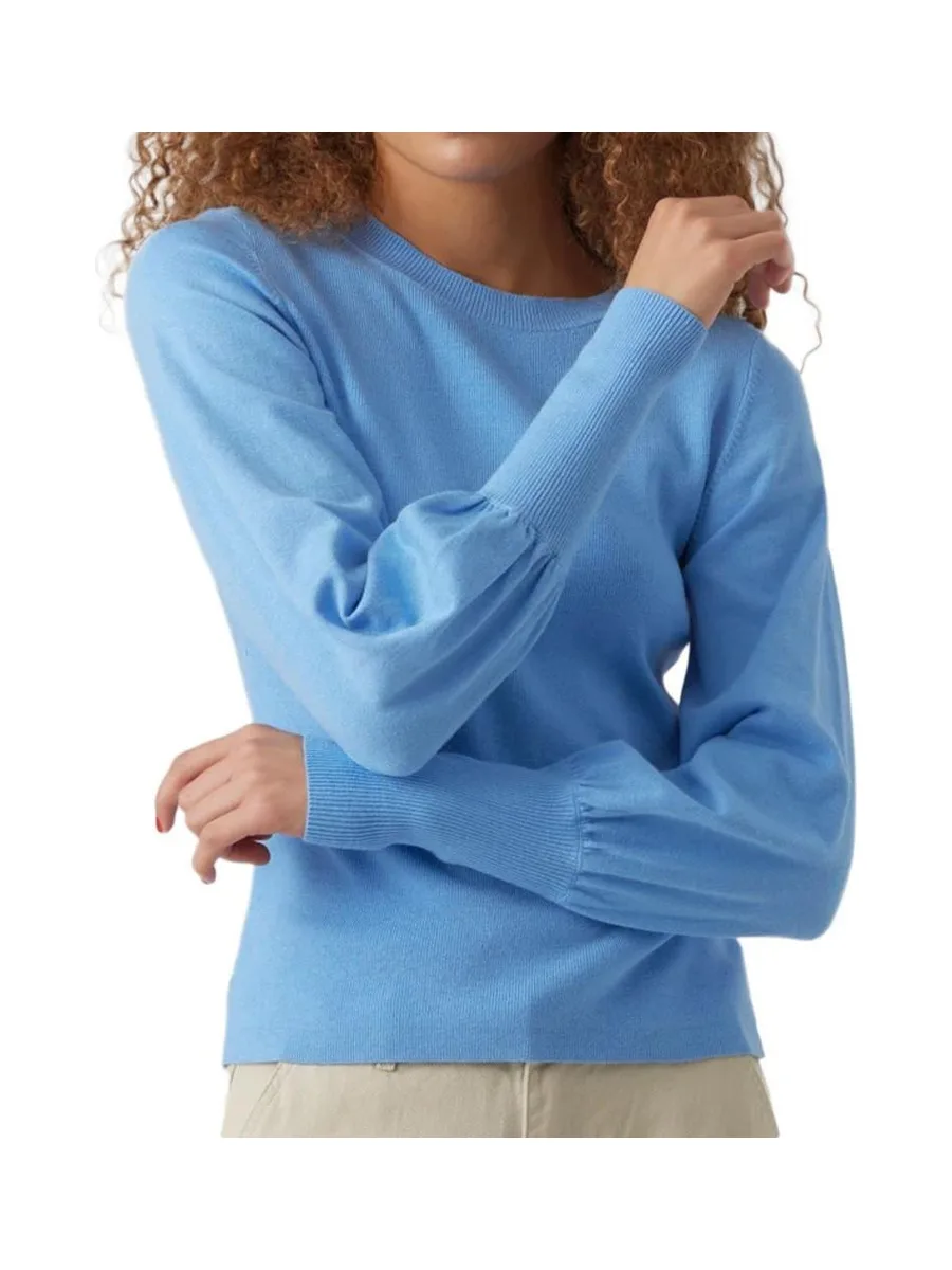 Pull Bleu Femme Vero Moda Hollykari 2