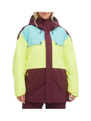 Manteau de ski Jaune/Bordeaux Femme O'Neill Tanzanite Jacket 1