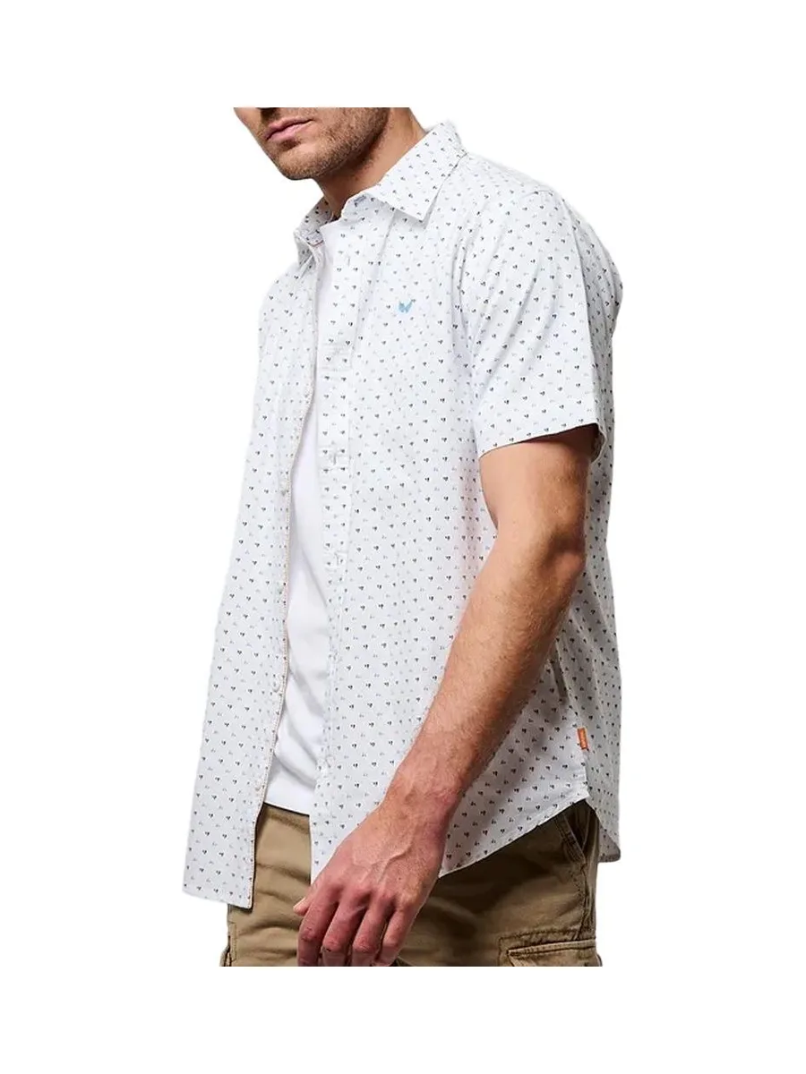Chemisette Blanche/Bleu Homme Kaporal BOBS 2