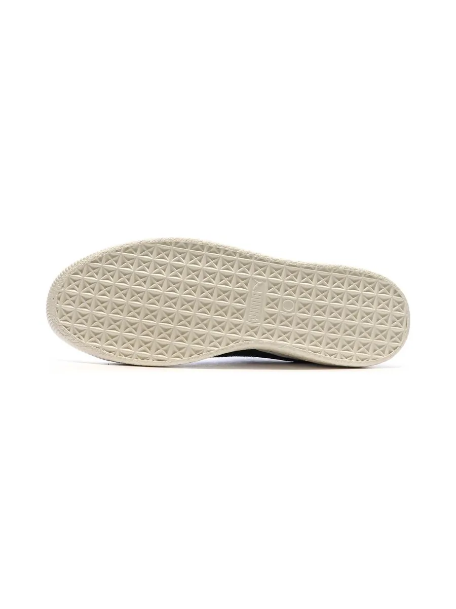 Baskets Blanches/Noires Homme Puma Clyde Base 6