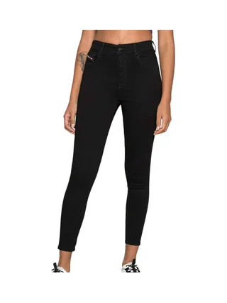 Jean Super Skinny Noir Femme Diesel Slandy 1