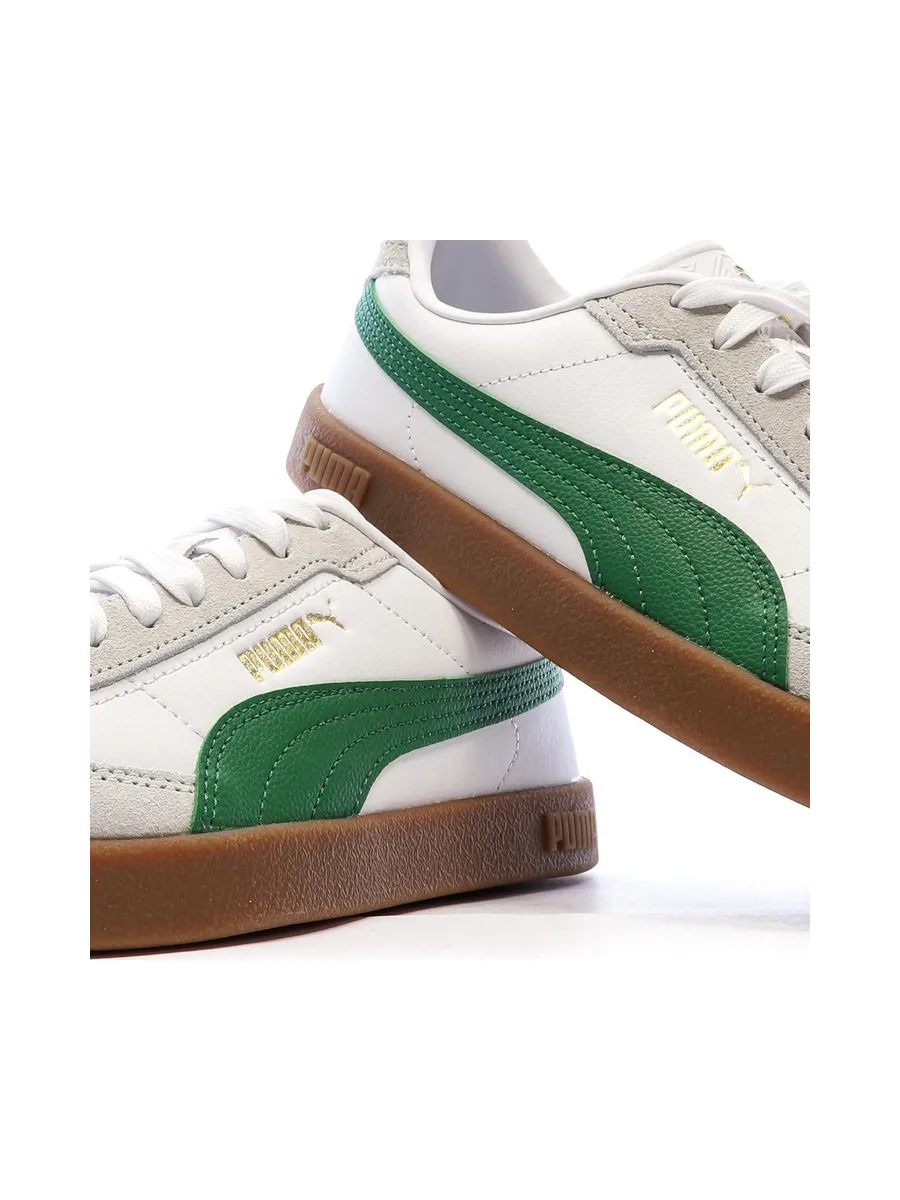Baskets Blanc/Vert Femme Puma Club II Era 8