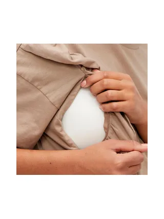 Robe de Grossesse Beige Femme Mamalicious Kaisy Vita 3